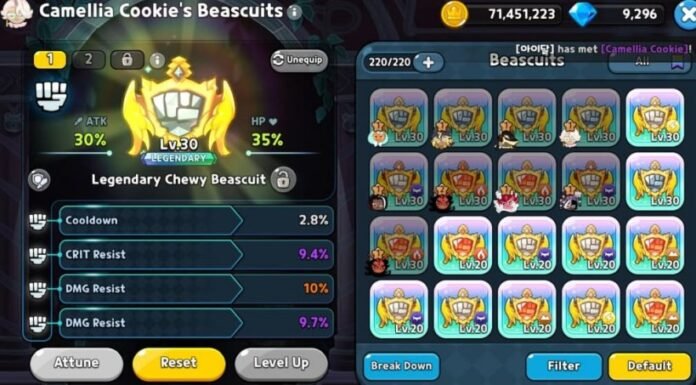 Camellia Cookie Toppings: Best Builds and Substats Camellia Cookie Toppings
