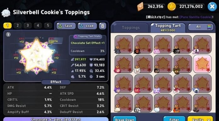 Silverbell Cookie Toppings: Best Build for Cookie Run Kingdom Silverbell Cookie Toppings